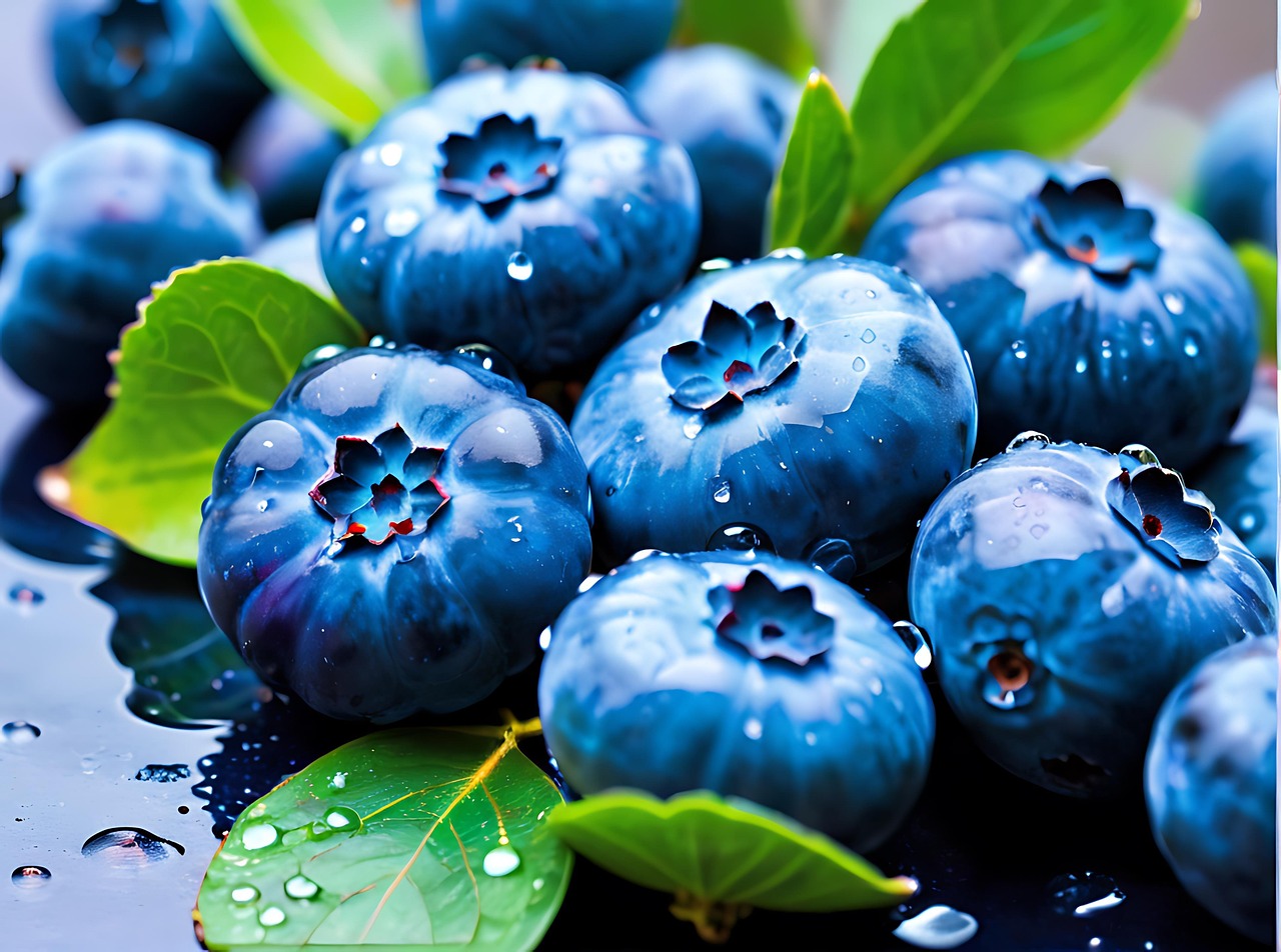 Blueberries — geraniol source